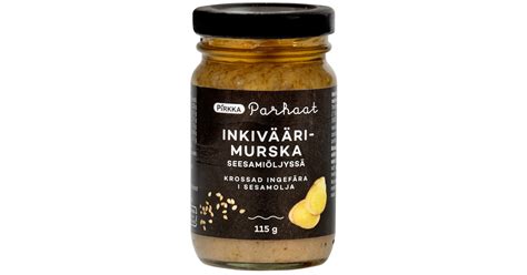 Pirkka Parhaat inkiväärimurska seesamiöljyssä 115g